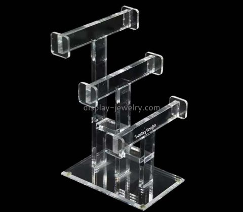 Custom wholesale acrylic 3-tier bracelet display stand holder BDJ-351