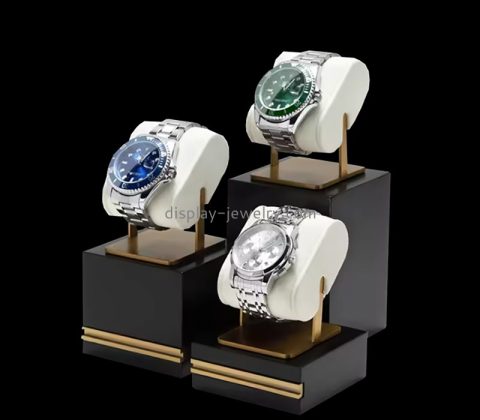 Custom acrylic 3 tier watches display risers WDJ-122