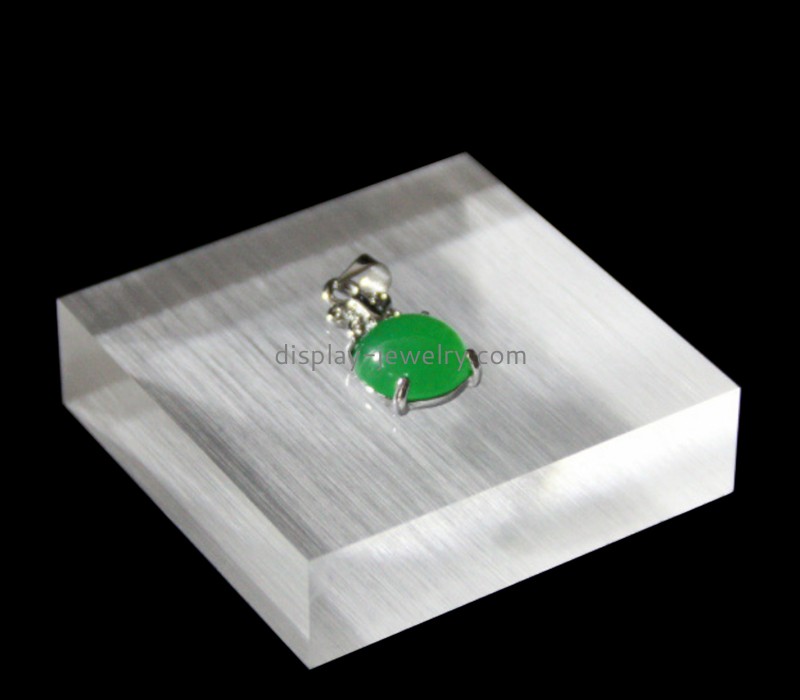 China acrylic supplier custom plexiglass pendant display block ODJ-163