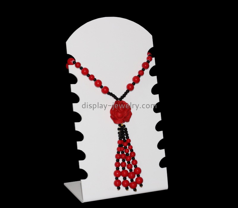 Plexiglass products manufacturer custom acrylic jewelry necklace display props NDJ-829