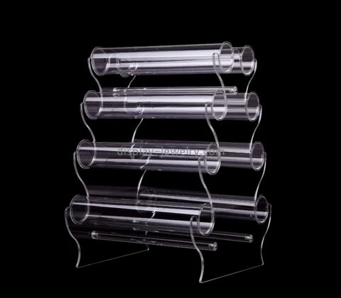 Lucite display manufacturer custom acrylic jewelery display racks plexiglass braclets display stands BDJ-278