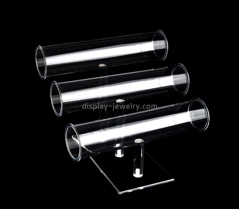 China acrylic manufacturer custom plexiglass jewelry display rack lucite bracelets display stands BDJ-276