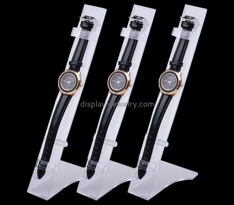 Acrylic jewelry display supplier custom plexiglass wrist watch display rack stand holder WDJ-075