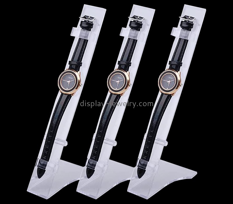 Acrylic jewelry display supplier custom plexiglass wrist watch display rack stand holder WDJ-075