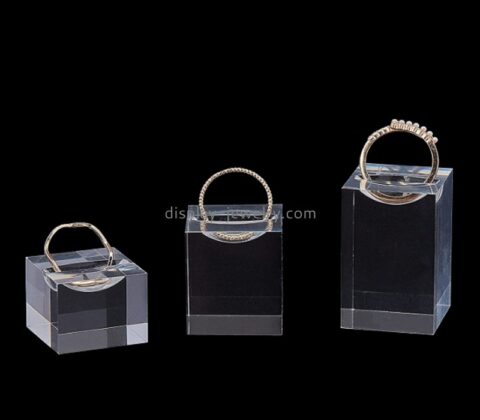 China perspex manufacturer custom acrylic jewelry ring display stands RDJ-294