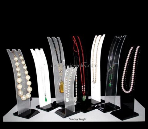 Custom wholesale acrylic jewelry necklaces display props NDJ-907