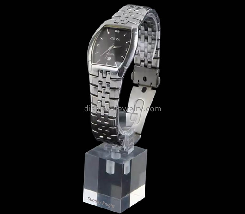 Custom wholesale acrylic wrist watch display stand with C rack WDJ-149