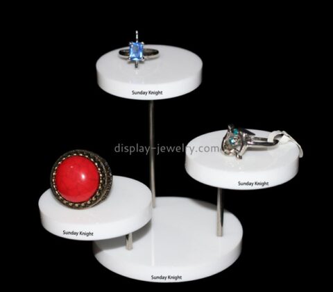 Custom wholesale acrylic ring tower display plates RDJ-369