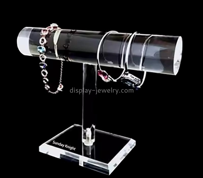 Custom wholesale acrylic T bar fashion jewelry display stands ODJ-206