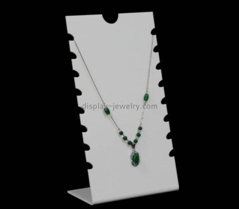 Custom wholesale acrylic L shape necklaces display stands NDJ-885