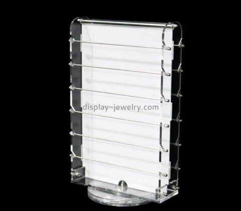 Custom wholesale acrylic rotating multi-functional earring display stands EDJ-614