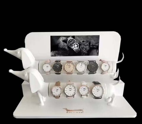 Custom wholesale acrylic countertop watches display props WDJ-134