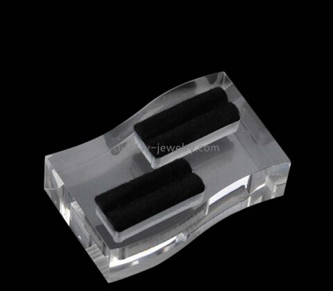 Custom wholesale acrylic wedding ring display block RDJ-355