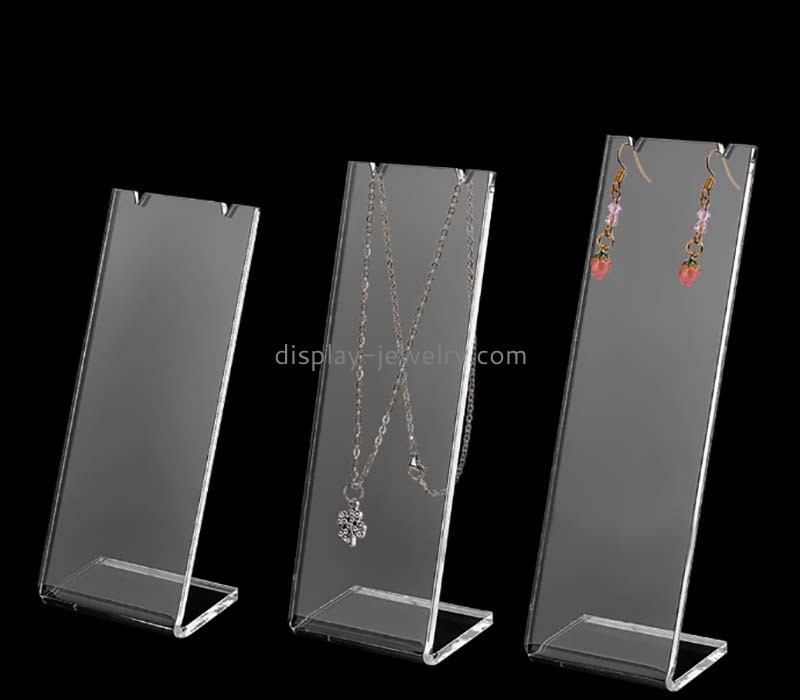 Custom wholesale acrylic L shape jewelry display stand ODJ-192