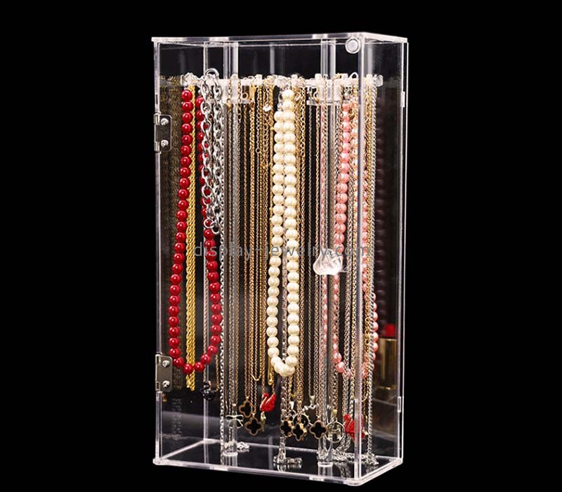 Custom wholesale acrylic necklaces storage display cases NDJ-882