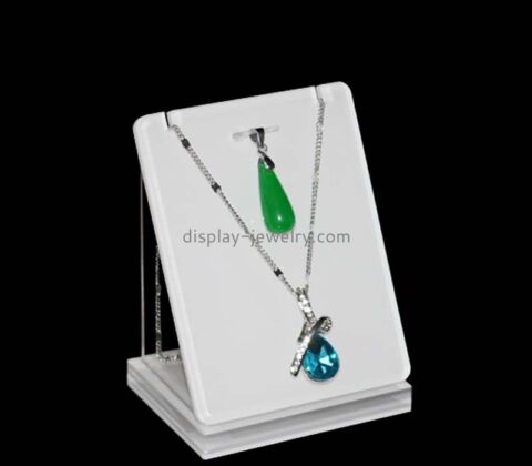 Custom wholesale acrylic necklaces display stand NDJ-879