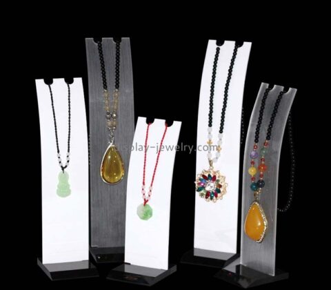 Custom wholesale acrylic jewelry necklaces display racks NDJ-878