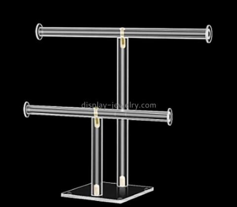 Custom plexiglass jewelry T bar display holder ODJ-186