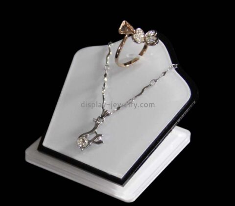 Custom acrylic countertop jewellery necklace display prop NDJ-874