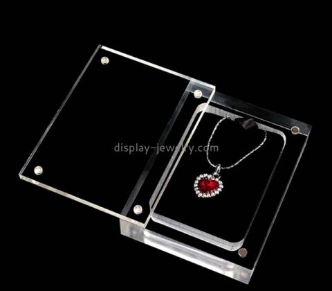 Custom acrylic retail shop necklace showcase NDJ-870