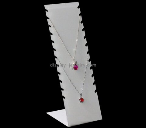 Custom acrylic retail shop necklace display stands NDJ-867