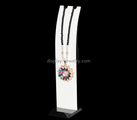 Custom acrylic retail shop jewelry necklace display prop NDJ-865