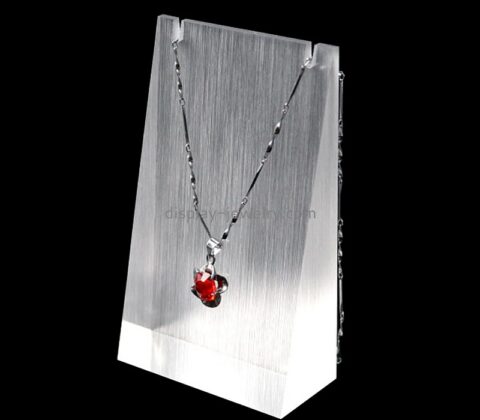 Custom acrylic jewelry necklace display block NDJ-863