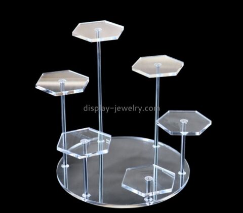 Custom plexiglass 6 tiers watches display risers WDJ-108