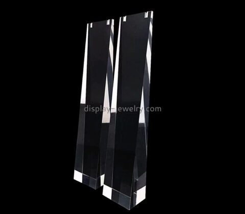 China acrylic manufacturer custom lucite necklace display stands blocks NDJ-855