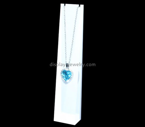 China plexiglass manufacturer custom acrylic necklace chain display props block NDJ-849