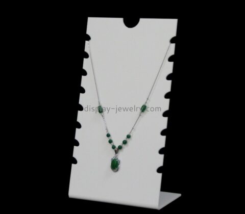 Plexiglass jewelry display manufacturer custom acrylic fashion necklace display rack NDJ-847