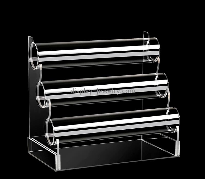 Perspex item manufacturer custom plexiglass bracelet holder with 3 tier racks BDJ-309