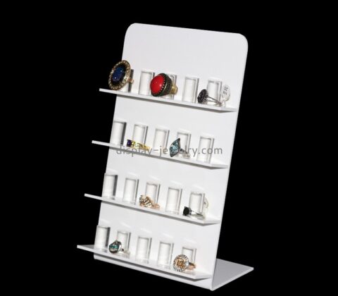 Acrylic display supplier custom plexiglass jewelry rings display racks RDJ-319