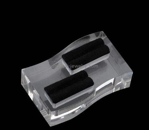 China acrylic supplier custom plexiglass wedding ring display block RDJ-313