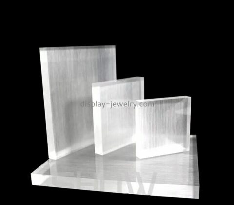 China lucite supplier custom acrylic coutertop jewelry display blocks prop ODJ-150