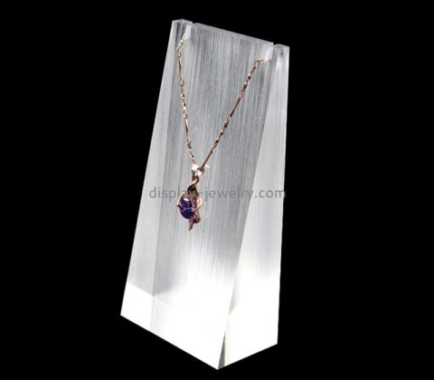 Perspex display supplier custom acrylic necklace display stand block NDJ-842