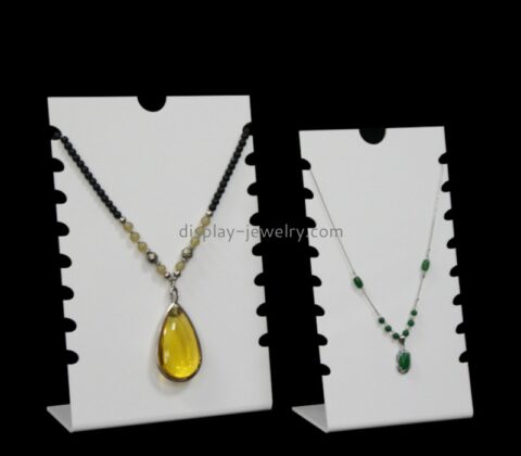 China plexiglass manufacturer custom acrylic jewelry necklace display props NDJ-840