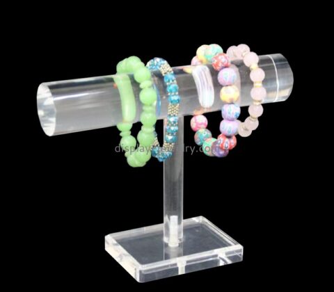 China plexiglass supplier custom acrylic T bar bracelet display stands BDJ-295