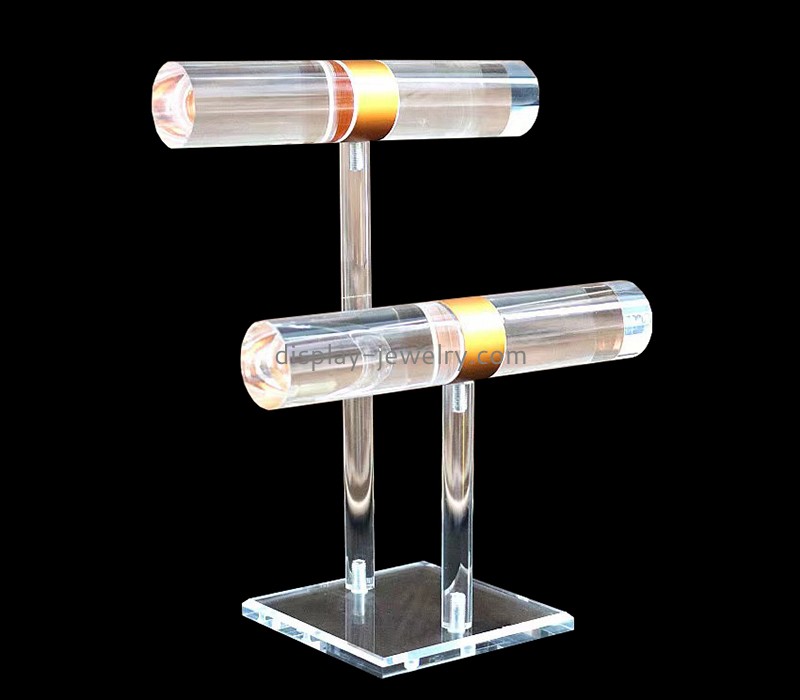 Lucite products manufacturer custom acrylic watch T bar display stand WDJ-090