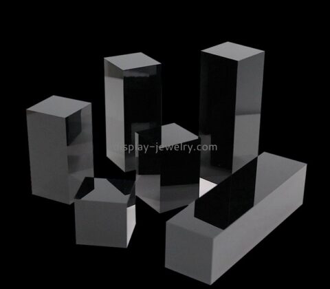 Perspex item manufacturer custom plexiglass block jewellery display stands ODJ-146