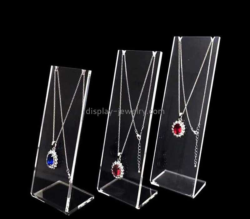 Perspex item manufacturer custom plexiglass necklace display stands NDJ-835