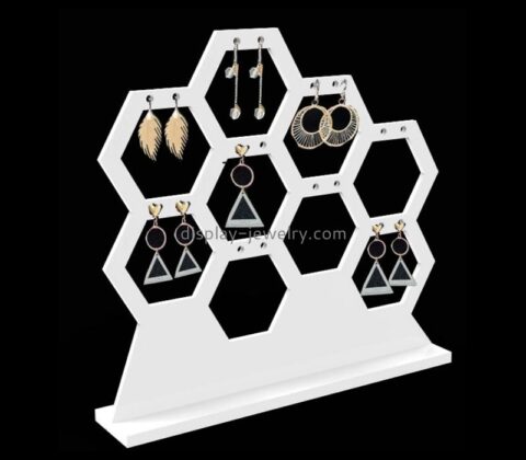 Acrylic jewelry display supplier custom plexiglass earring display rack EDJ-545