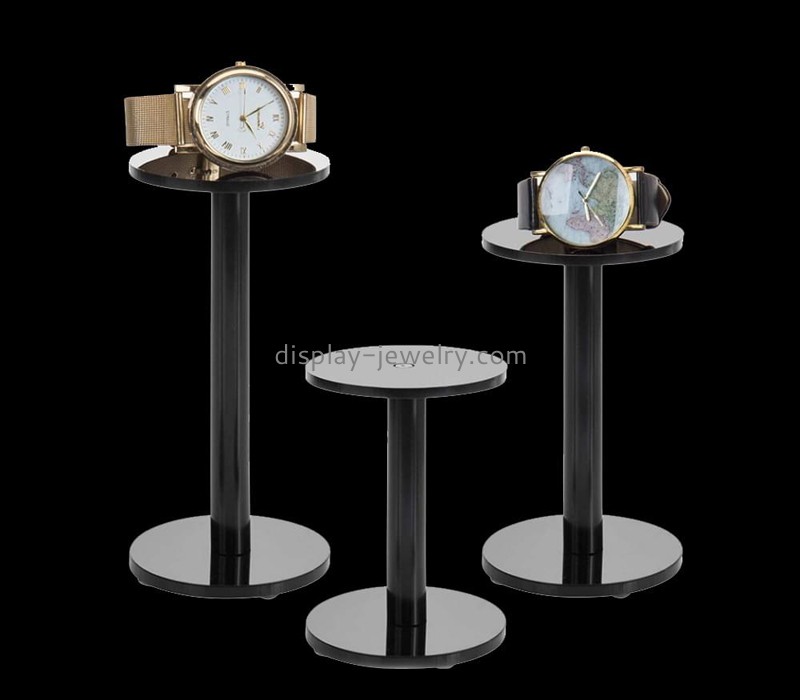 Acrylic display supplier custom plexiglass shopping store watches display risers WDJ-063