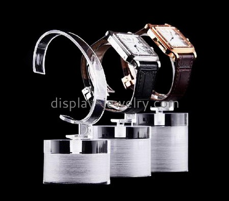 Factory direct sale acrylic perspex block watch display stand retail counter display WDJ-002