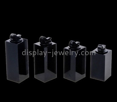 Custom black acrylic jewelry rings display blocks RDJ-275