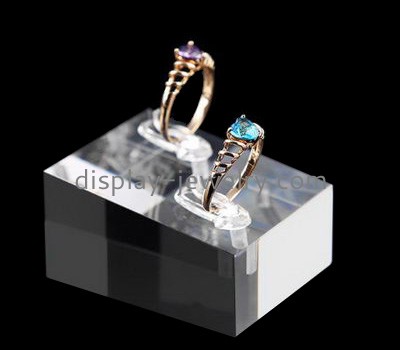 Plexiglass manufacturer customized acrylic blocks ring display for sale RDJ-202