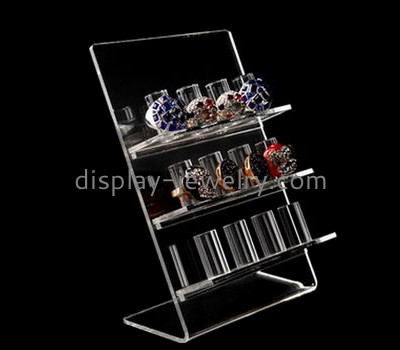 Custom design acrylic table top plastic display stands clear jewelry display small display stands RDJ-043