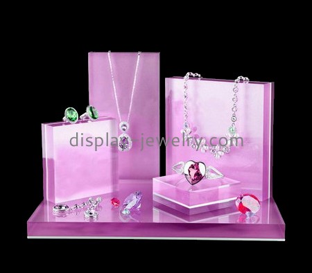 Acrylic supplier customized plexiglass jewelry display block ODJ-114