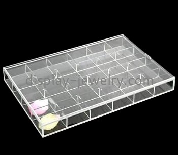 Custom clear acrylic 24 grids jewelry storage boxes ODJ-105