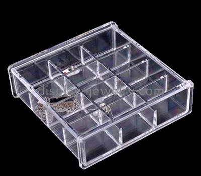 Custom clear acrylic 12 grids jewelry box ODJ-103